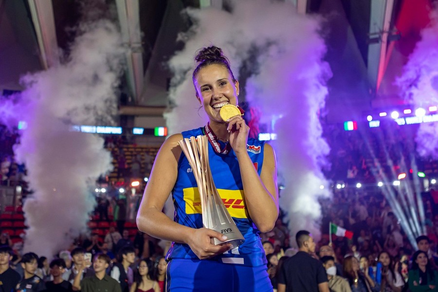 Anna Danesi, capitana azzurra campione Olimpica e campione del Mondo