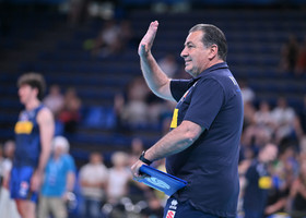 Il CT azzurro Fefé De Giorgi Il CT azzurro Fefé De Giorgi