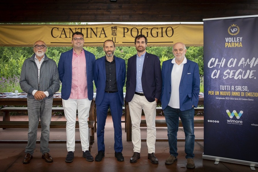 Da sinistra Emilio Mondelli, Alessandro Grossi, Luca Musile Tanzi, Roberto Maffei, Giorgio Varacca