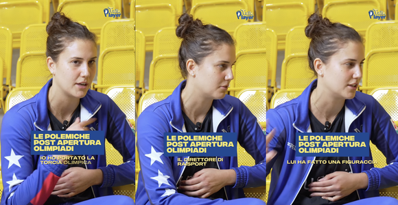 Olimpiadi: Anna Danesi e la cerimonia inaugurale con le gaffe di Paolo Petrecca... “Io ho portato la torcia olimpica, lui ha fatto una figuraccia a livello mondiale”