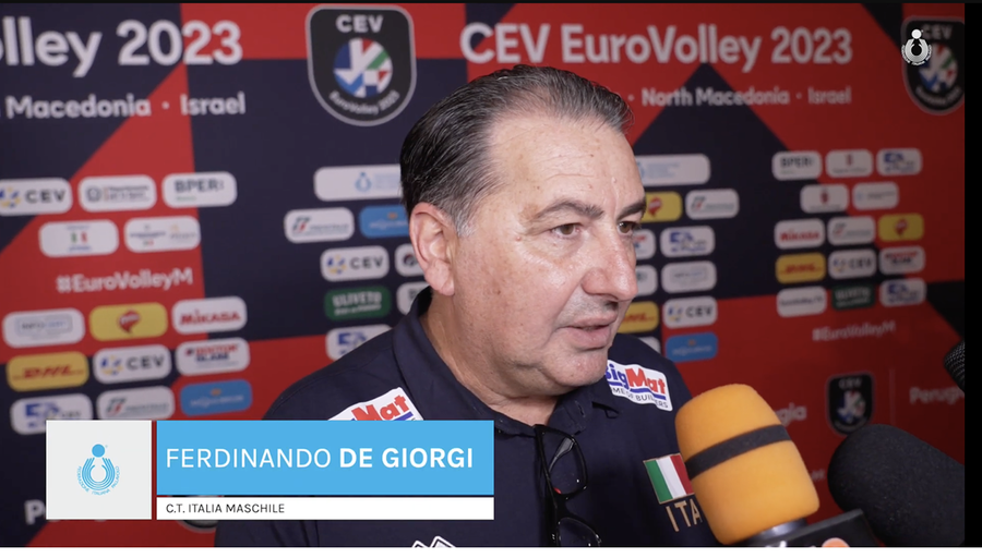 Europei: De Giorgi guarda avanti.... &quot;Perugia, con la Serbia tifa per noi...&quot;