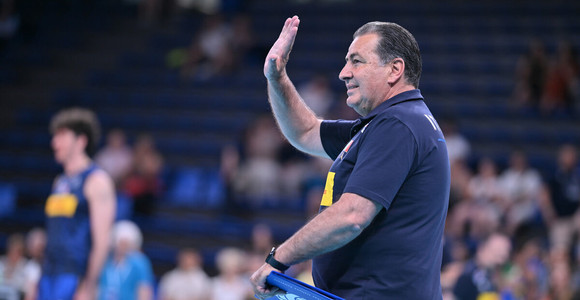 Il CT azzurro Fefé De Giorgi Il CT azzurro Fefé De Giorgi