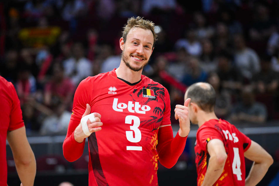 Sam Deroo, 19 punti, 15 in attacco, 52%, 4 muri Sam Deroo, 19 punti, 15 in attacco, 52%, 4 muri