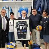 Cisterna:  Il Vice Capo Vicario della Polizia di Stato Carmine Belfiore al &quot;Cisterna Volley Home&quot;