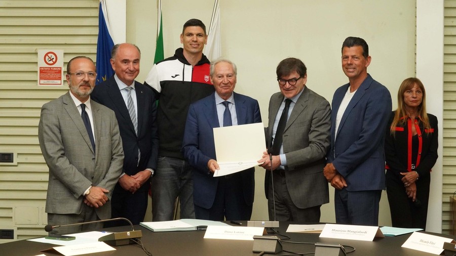 Civitanova: Lube Volley premiata con l'encomio a Palazzo delle Marche