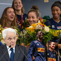 Velasco, il presidente Mattarella, De Gennaro, De Giorgi...