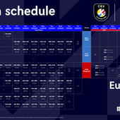 Europei 2026:  Il calendario maschile. Ouverture a Napoli per Italia-Svezia
