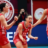 Isabella Di Iulio guida l'Olympiacos al successo Isabella Di Iulio guida l'Olympiacos al successo