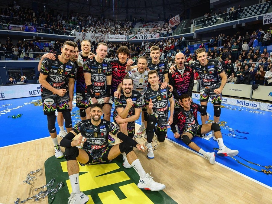 Superlega Credem Banca: Perugia passa 3-0 a Milano e chiude l’andata con il sorriso. Reggers: "Non eravamo mai convinti". Ben Tara infortunato