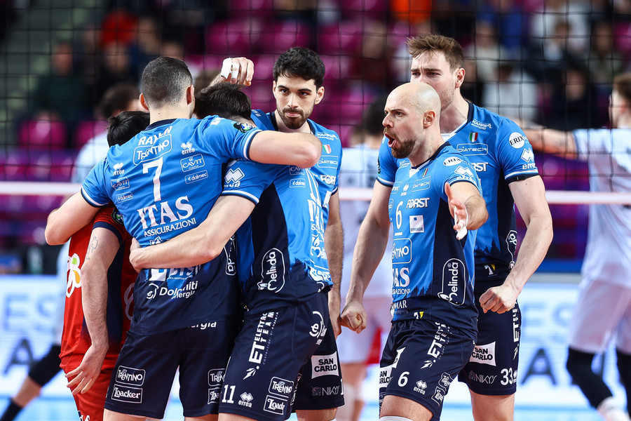 Champions League: Trento che cuore! Lotta a Varsavia e vince  3-2. Faure MVP