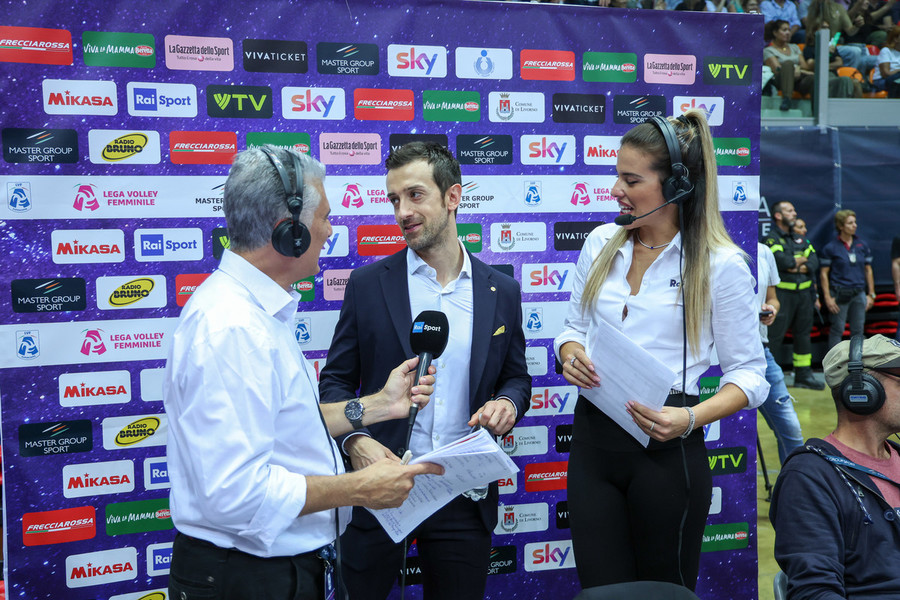 Fantasia e Pisani (Rai) intervistano coach Santarelli