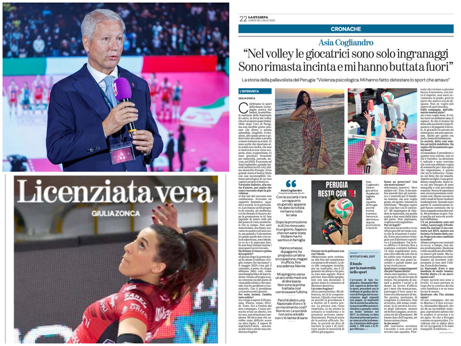 Caso Cogliandro/Perugia: Fabris, &quot;La maternità è un diritto. Serie A esempio di tutela e inclusività, ma verificheremo la vicenda&quot;
