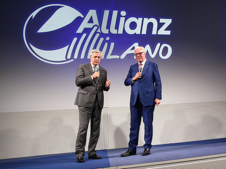 Il presidente Fusaro con Maurizio Devescovi, direttore generale di Allianz