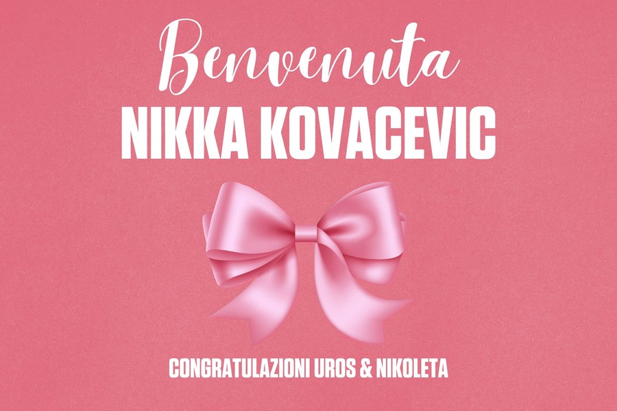 Piacenza: Fiocco rosa in casa Kovacevic