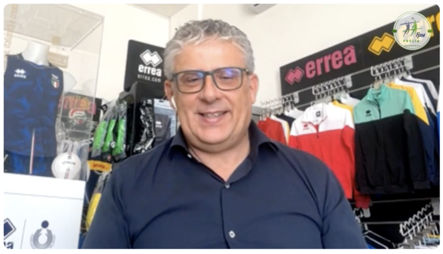 Il Presidente del CR FIPAV Puglia Paolo Indiveri