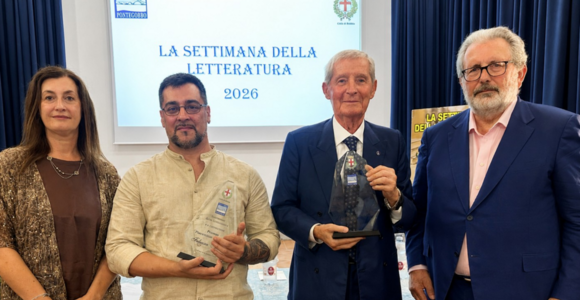 Secondo da dx: Gianfranco Curti, fondatore del Gruppo CGI e figura di riferimento della Gas Sales Bluenergy Volley Piacenza