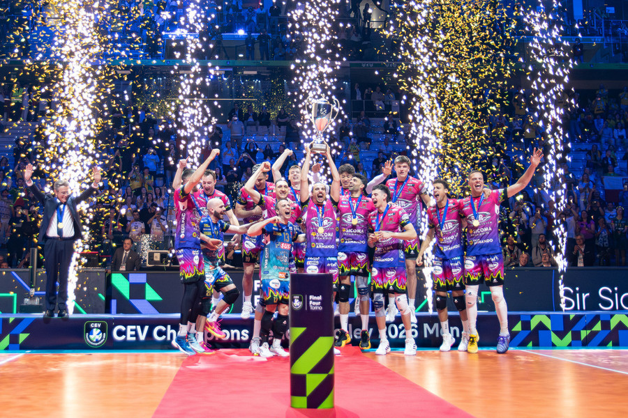 Champions League: Perugia travolge lo Zawiercie e conquista la sua seconda Champions