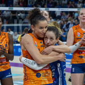 Conegliano: Gabi dopo gara 2. "Una in più, ma la serie può andare a cinque. Servirà ancora più lavoro" Conegliano: Gabi dopo gara 2. "Una in più, ma la serie può andare a cinque. Servirà ancora più lavoro"