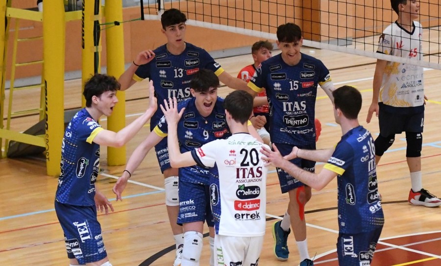 Tricolore Under17M.: Vero Volley, Südtirol, Itas Trentino e Treviso si guadagnano l'accesso alla seconda fase