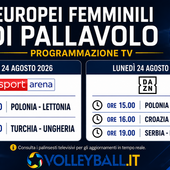 Europei femminili: Oggi due gare su Sky, tre su DAZN