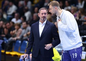 Giuliani e coach Buchegger Giuliani e coach Buchegger