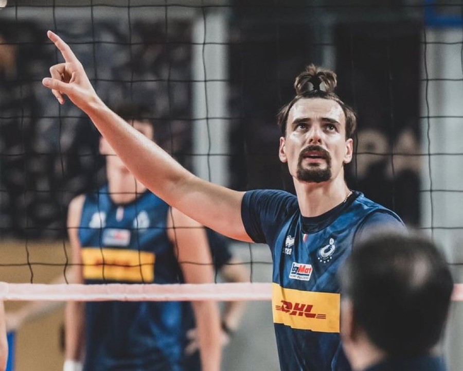 I look di Giannelli negli ultimi allenamenti - foto di Caterina Zattarin