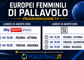 Europei femminili: Oggi due gare su Sky, tre su DAZN