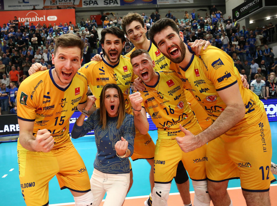 Giulia Gabana dopo il successo di coppa Cev
