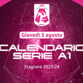 Serie A1 F.: Domani il varo del calendario 2023/24