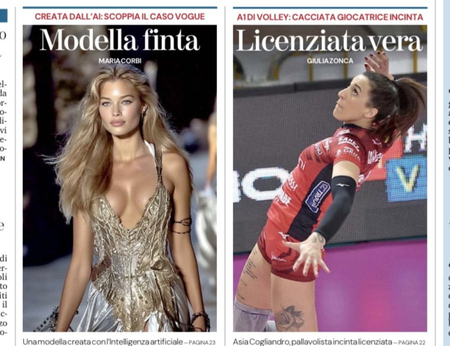 La prima pagina de La Stampa