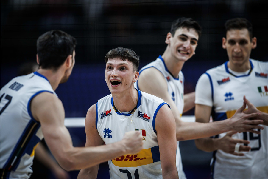 VNL: L'Italia parte con il piede giusto, 3-0 alla Germania