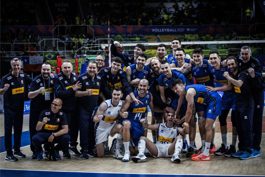 VNL: L'Italia si conferma. Agevole 3-0 all'Iran