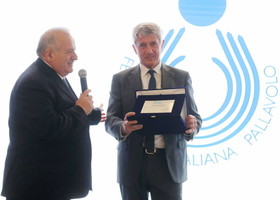 Il presidente Manfredi e Iacopo Volpi