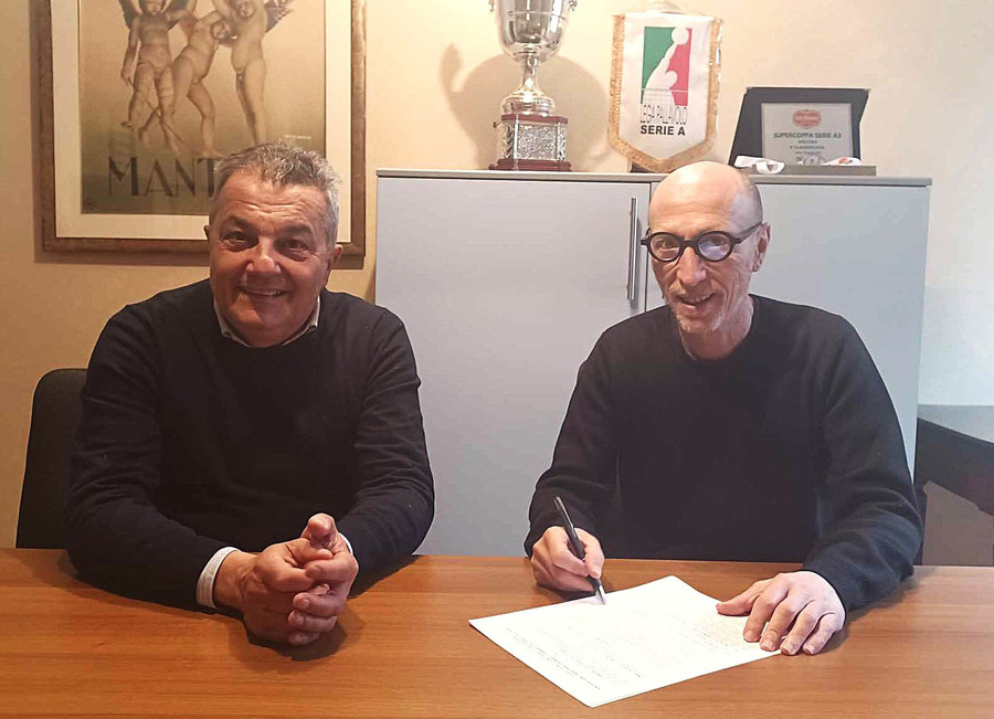 Il presidente Fattori e il tecnico Radici
