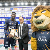 Keita con il presidente Fanini