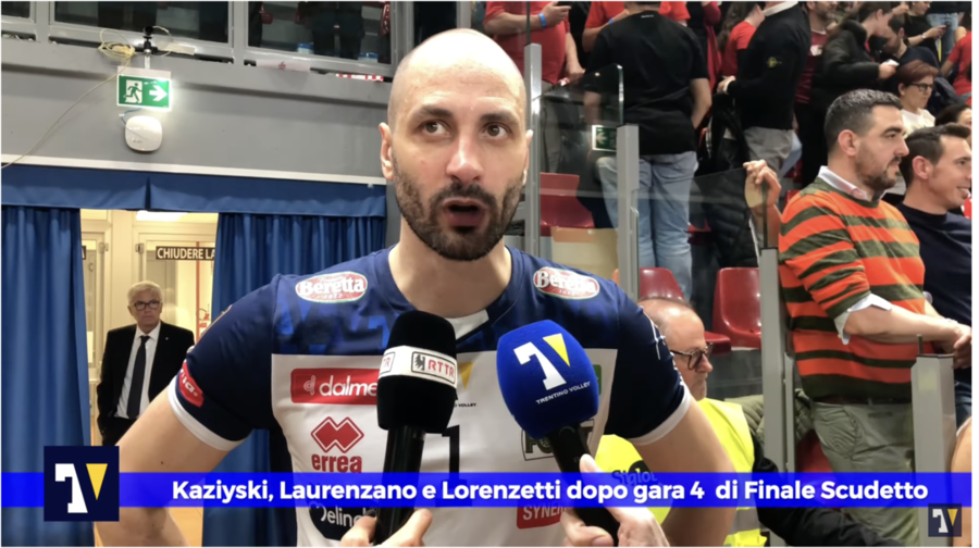 Trento: Kaziyski, Laurenzano e Lorenzetti dopo gara 4