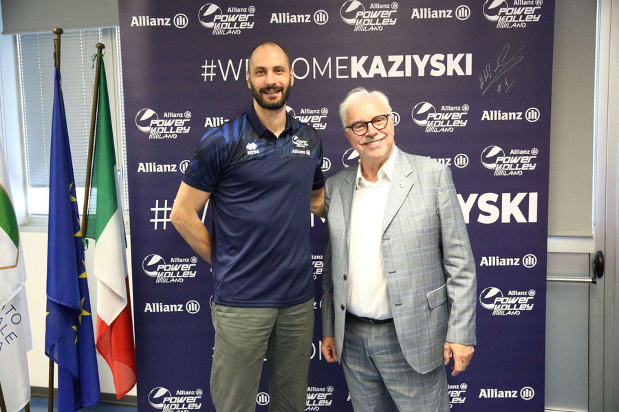 Milano: Kaziyski abbraccia il progetto Allianz