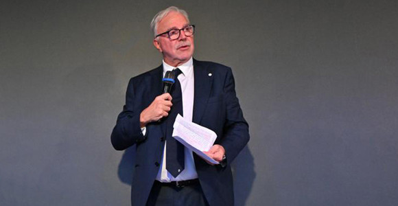 Il presidente Lucio Fusaro