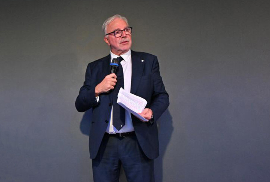 Il presidente Lucio Fusaro Il presidente Lucio Fusaro