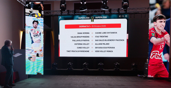 Superlega: Le date della stagione e degli eventi. Supercoppa, Coppa Italia, Play off e Play out