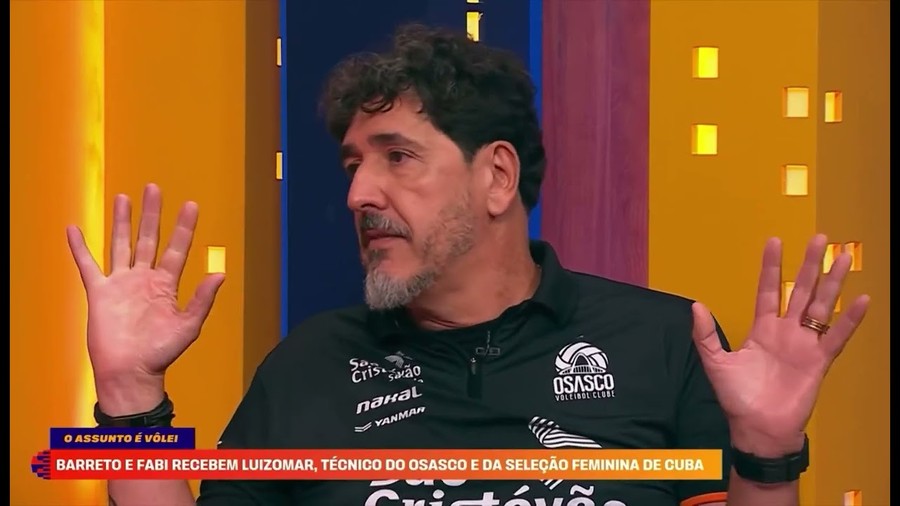 Luizomar nella trasmissione brasiliana
