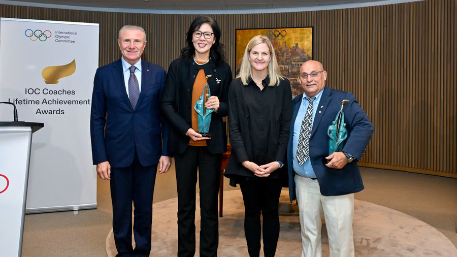 Nella foto Sergey Bubka, Jenny Lang Ping, Kirsty Coventry e Raúl de Jesús Trujillo Díaz Nella foto Sergey Bubka, Jenny Lang Ping, Kirsty Coventry e Raúl de Jesús Trujillo Díaz
