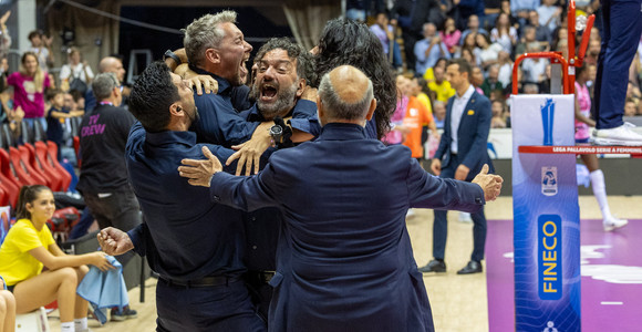 Lavarini dopo il successo di Supercoppa Lavarini dopo il successo di Supercoppa
