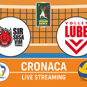 Superlega: Semifinale gara1, Live streaming Perugia - Civitanova 3-0