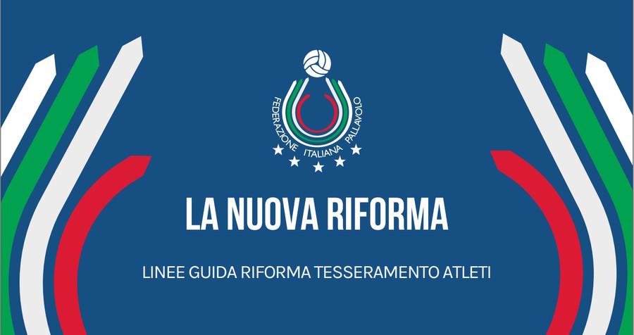 Fipav: Via alla riforma del tesseramento atleti. Pubblicate le linee guida