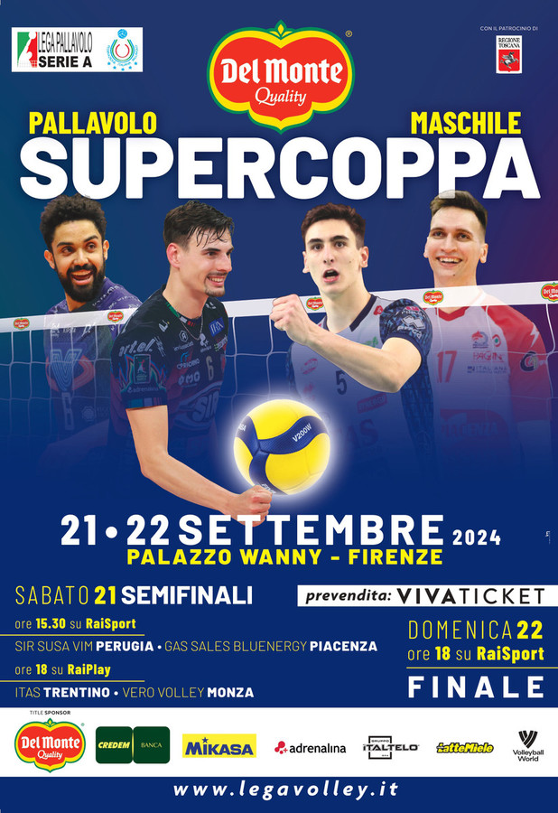 Del Monte Supercoppa: Via alla prevendita per la Final Four di Firenze