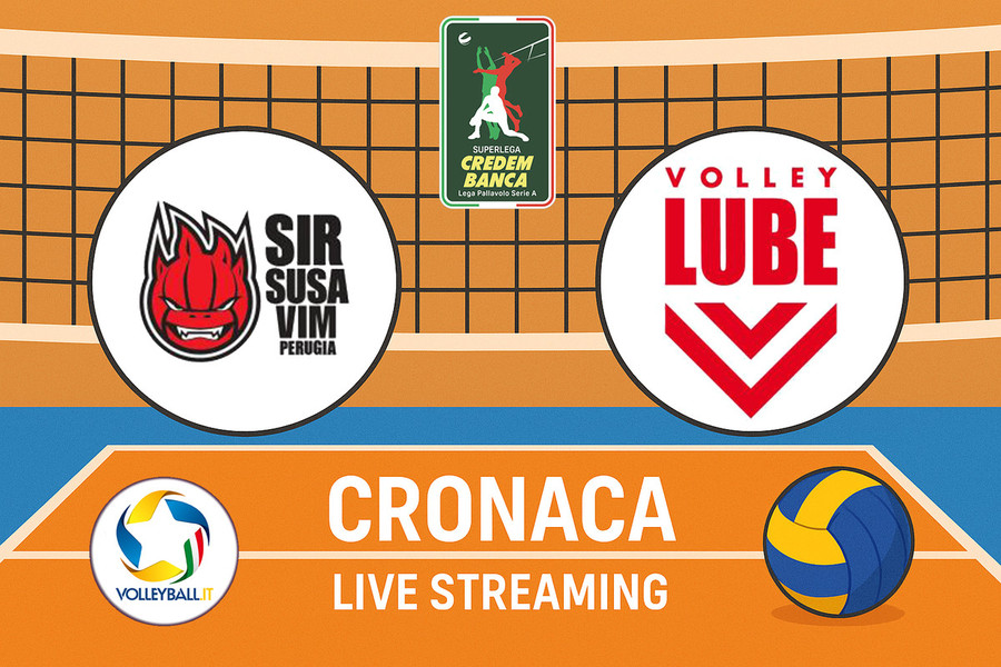 Superlega: Semifinale gara1, Live streaming Perugia - Civitanova 3-0