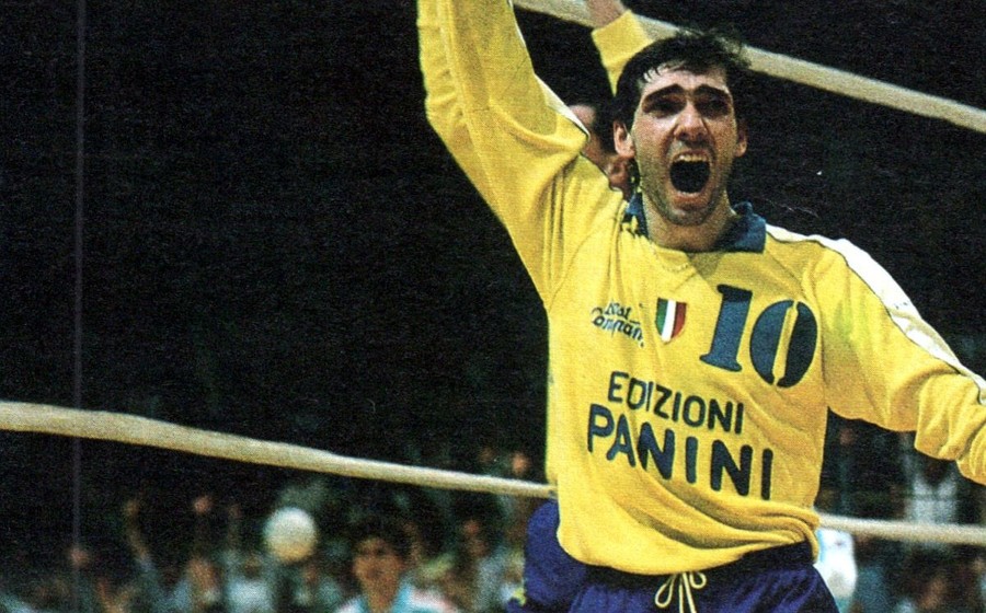 Luca Cantagalli 1987/88, in maglia Panini
