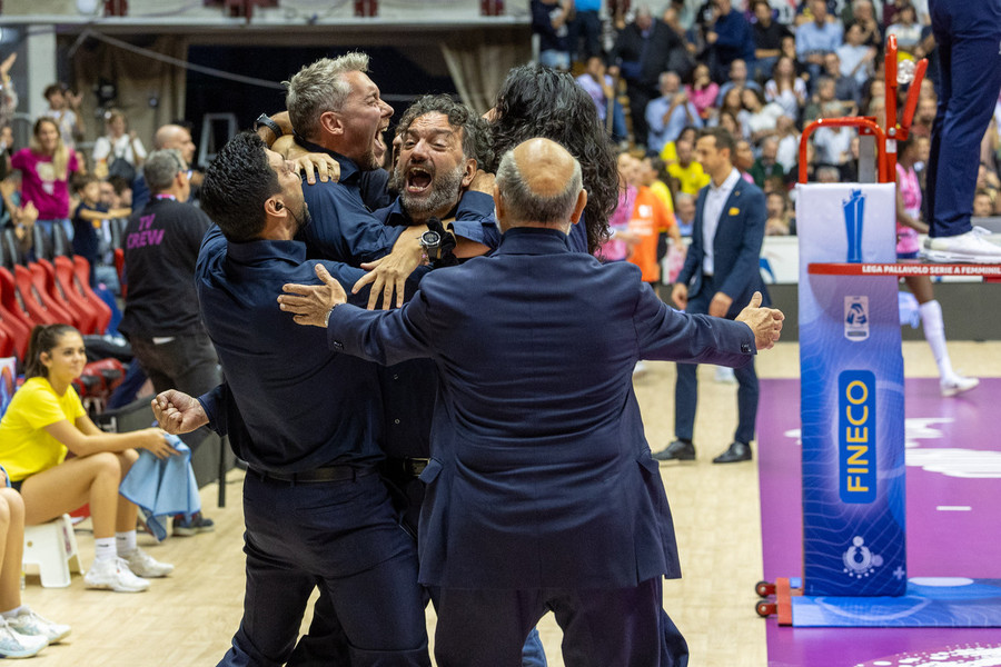 Lavarini dopo il successo di Supercoppa Lavarini dopo il successo di Supercoppa