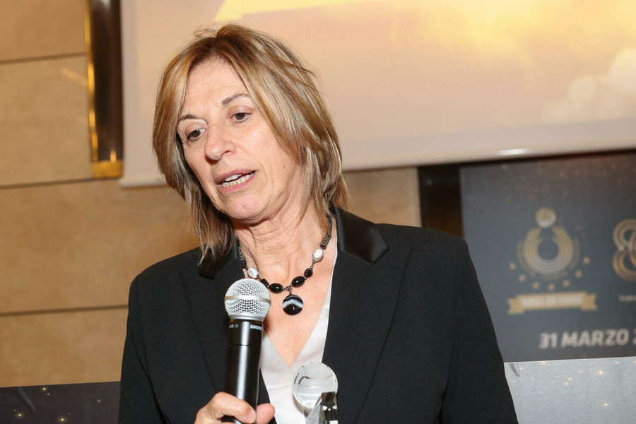 Laura Bruschini alla cerimonia dell'Hall of Fame Laura Bruschini alla cerimonia dell'Hall of Fame